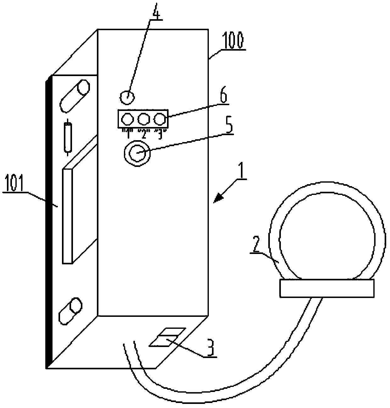 Power-off type electric leakage signal identification method and power-off type electric leakage indicating device