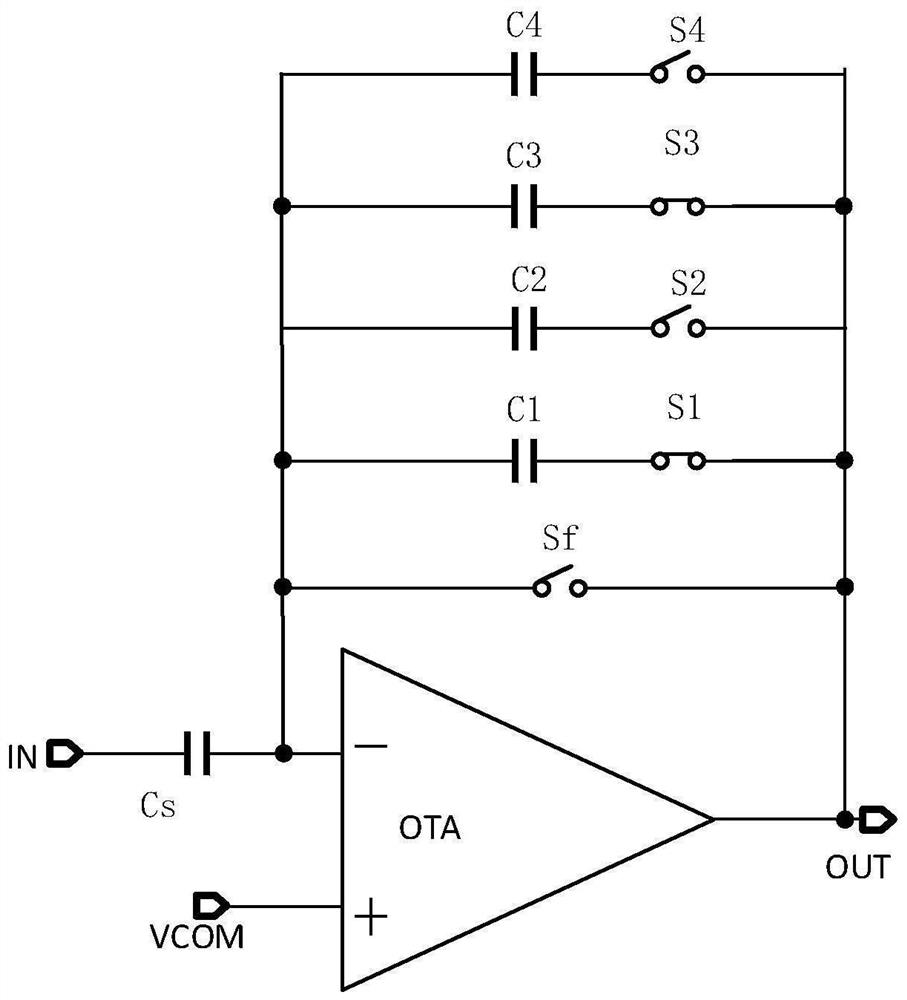 A programmable gain amplifier circuit for image sensor