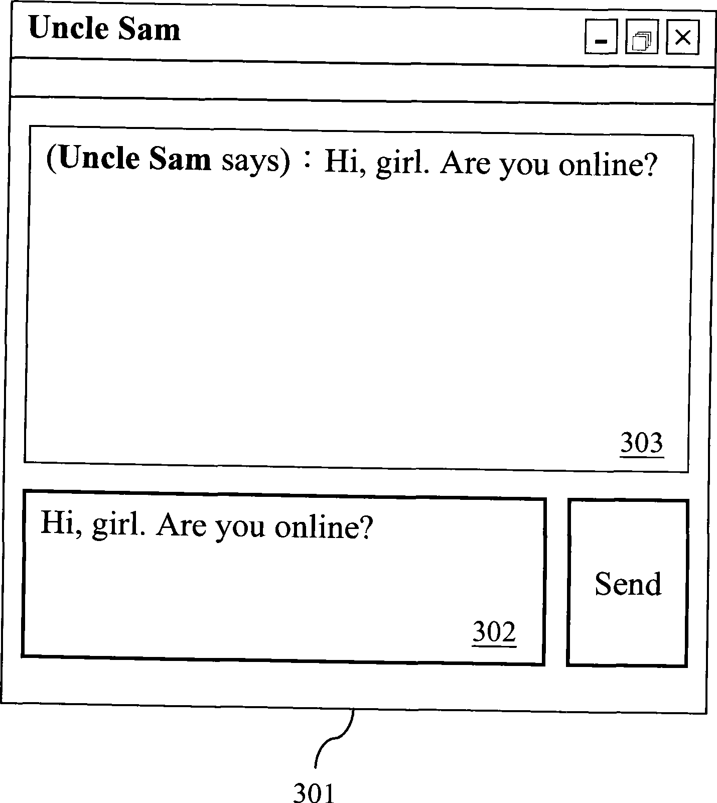 System and method for translation of instant message
