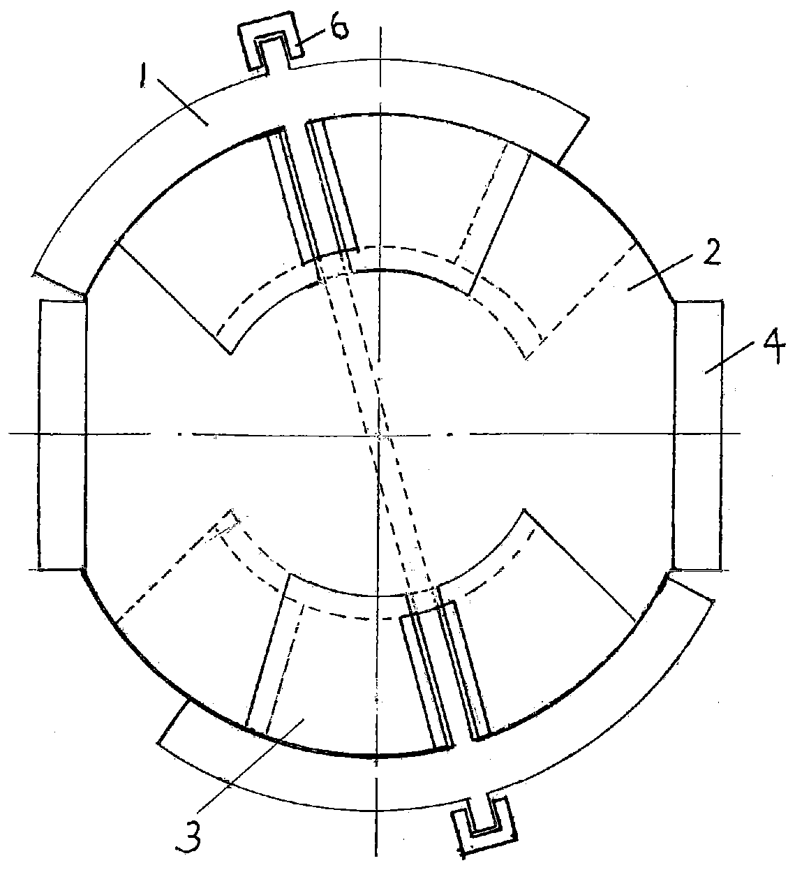 Double acting multi-vane pump