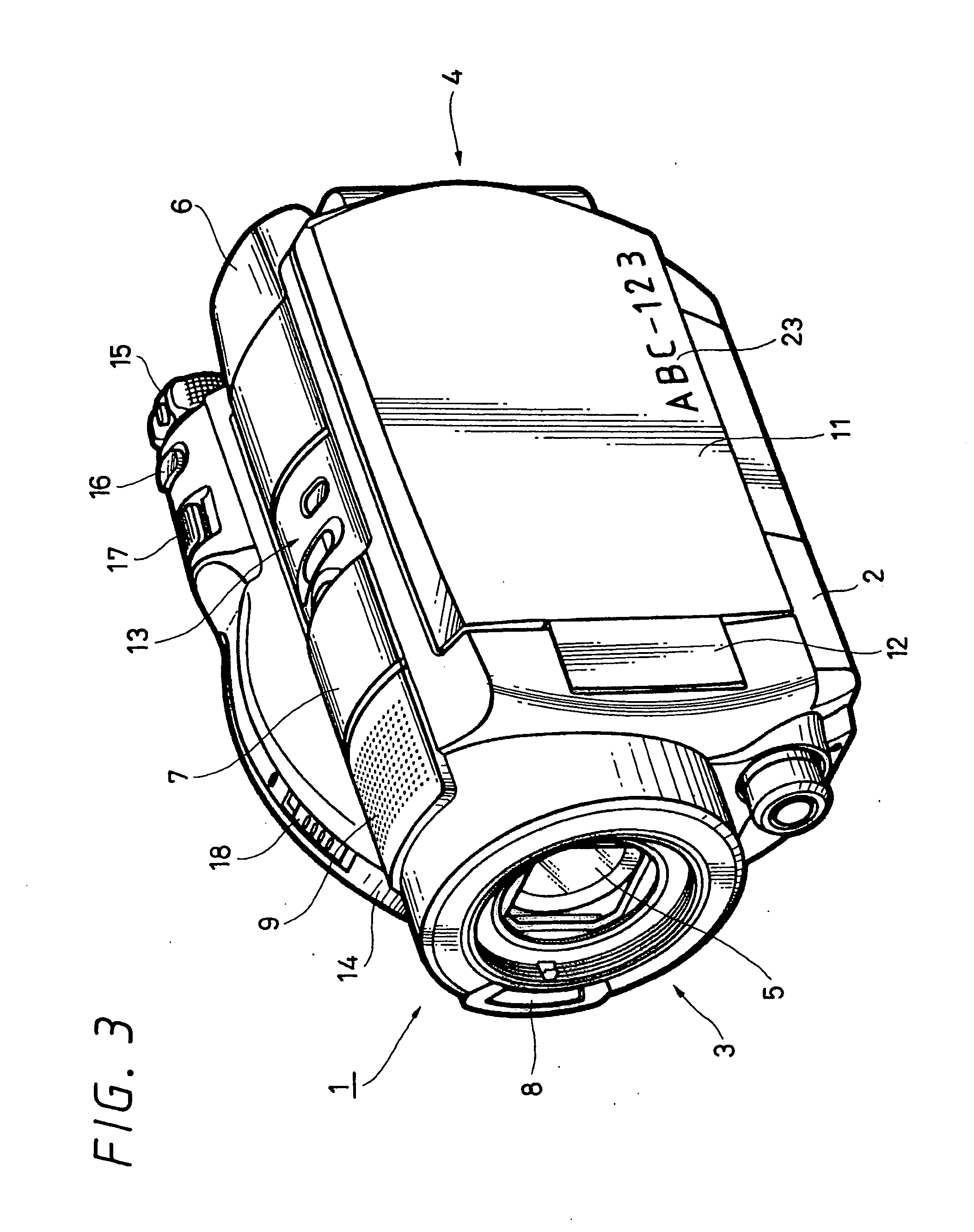 Coated-product with marking, process for manufacturing the same, and enclosure for electronic apparatus