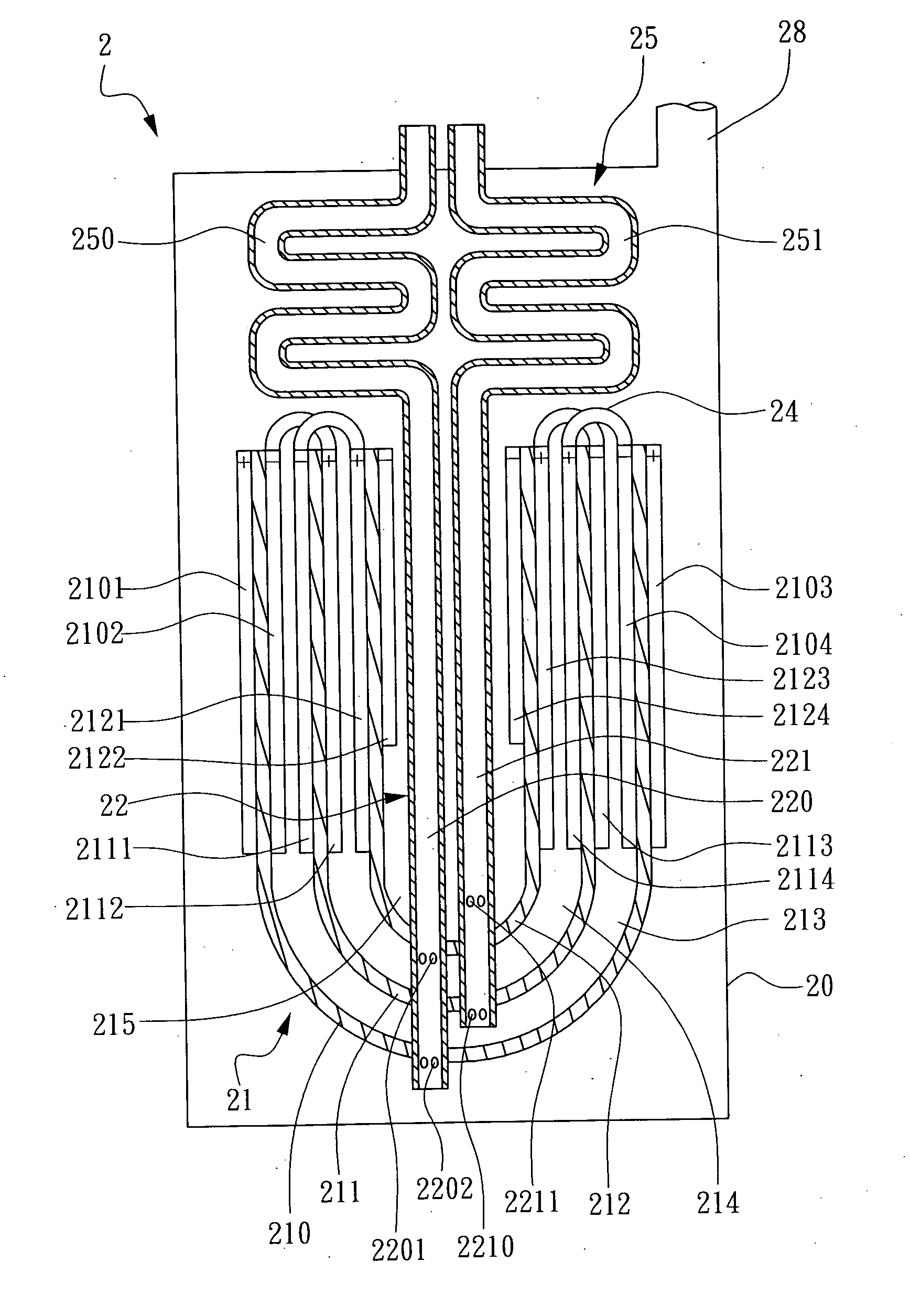 Solid oxide fuel cell of multiple tubular electrodes