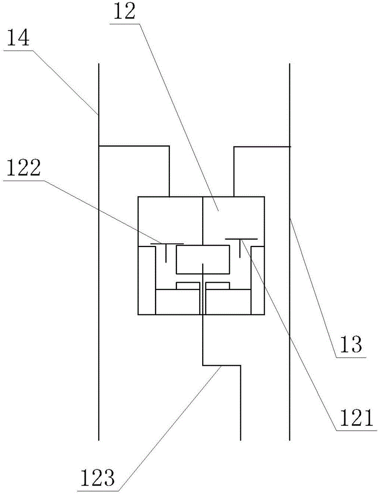 Hydraulically driven oil extraction device