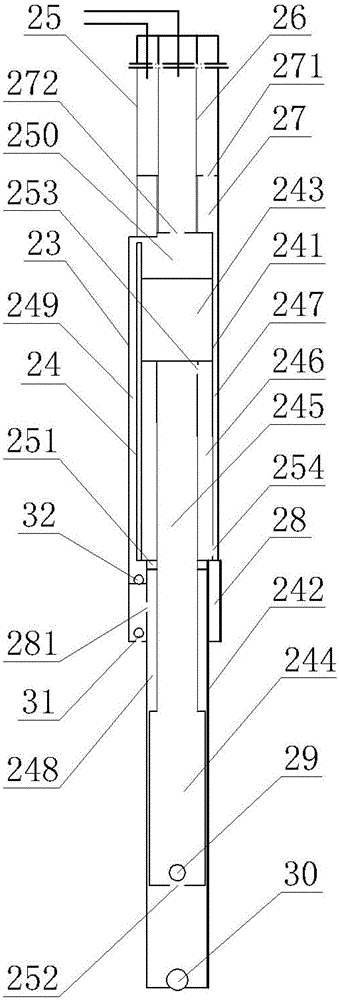 Hydraulically driven oil extraction device