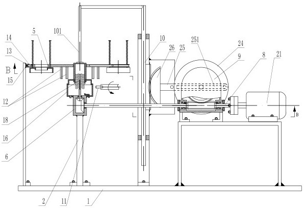 Cup rim inner wall cleaning machine