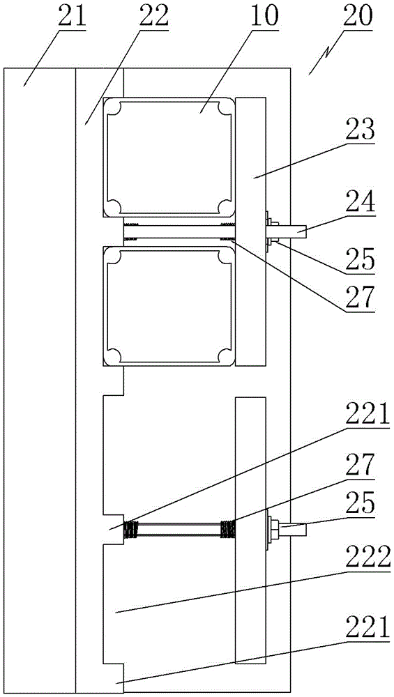 Multi-connection tool clamp of motor housing