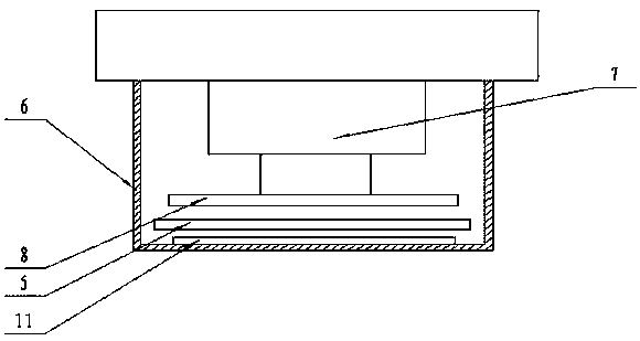 Brake device for plate transfer