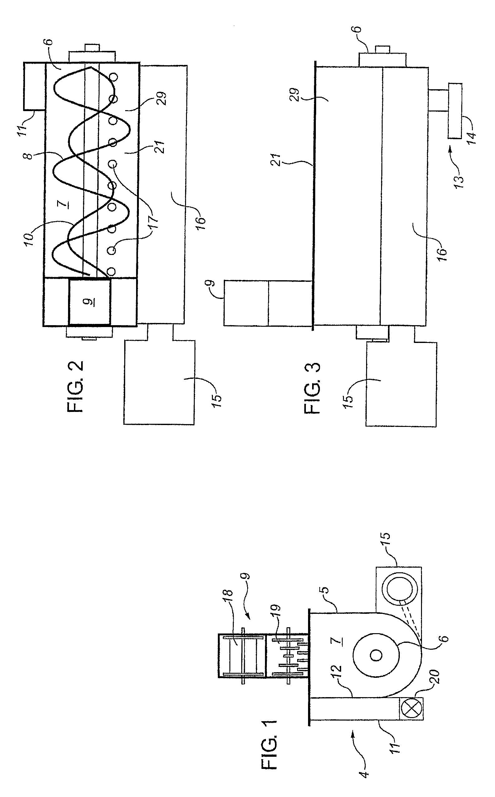 Apparatus and process for removing liquids from drill cuttings
