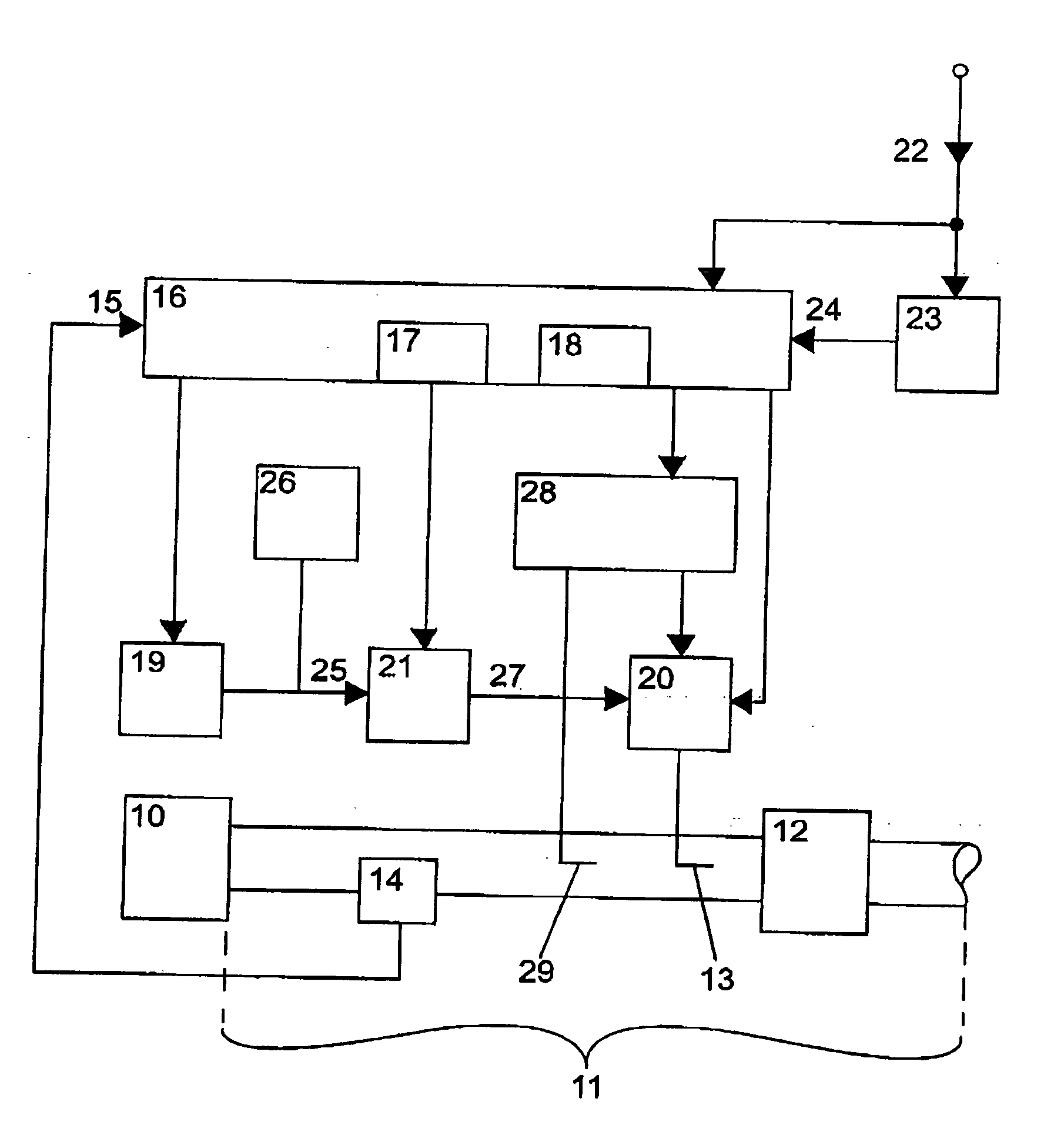 Method for metering ammonia into the exhaust-gas region of an internal combustion engine and device for implementing the method