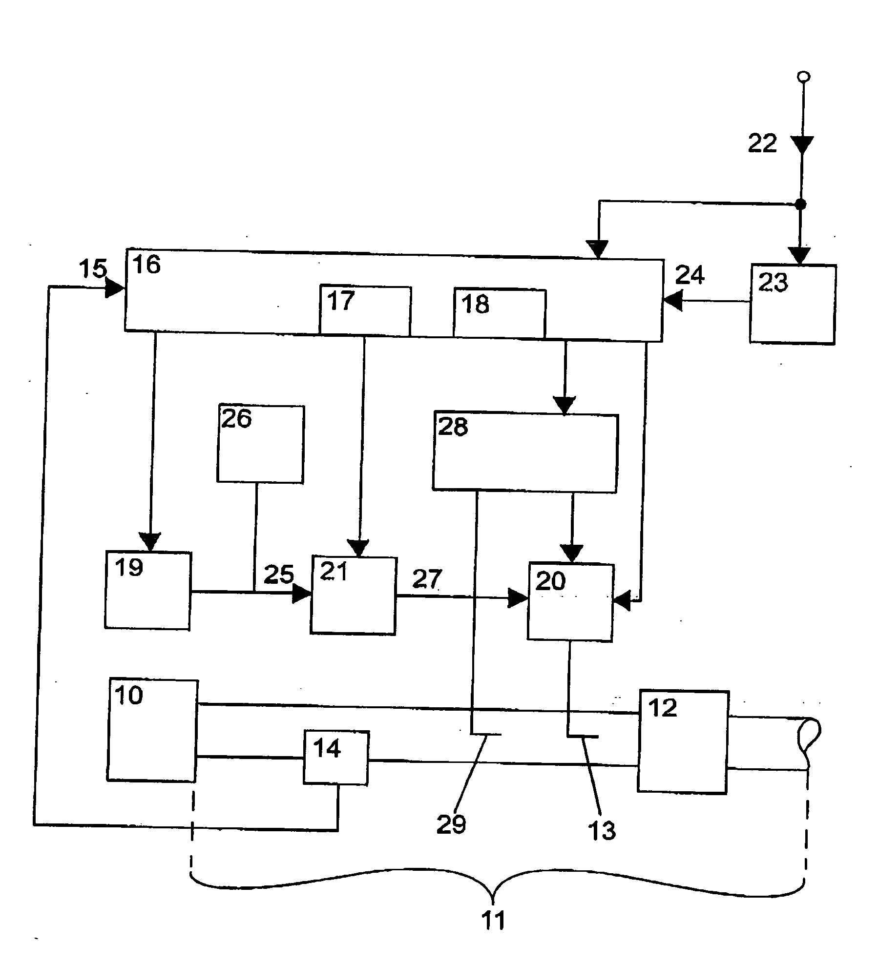 Method for metering ammonia into the exhaust-gas region of an internal combustion engine and device for implementing the method