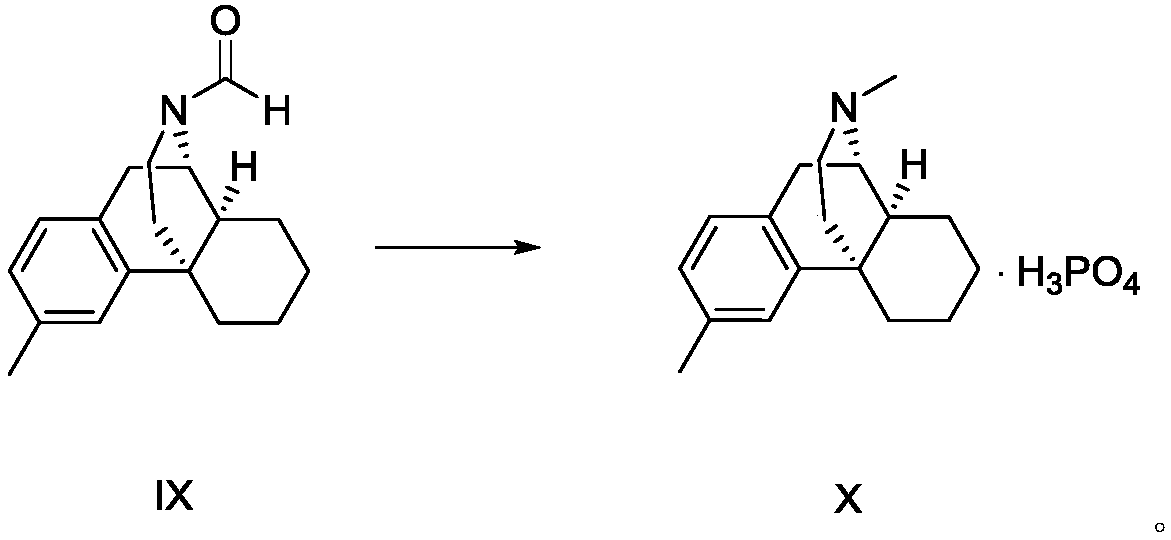 Preparation method of dimemorfan phosphate, and preparation methods of dimemorfan phosphate intermediates