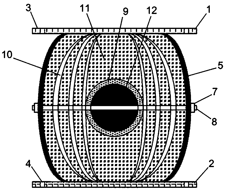Barrel type tension and compression damper