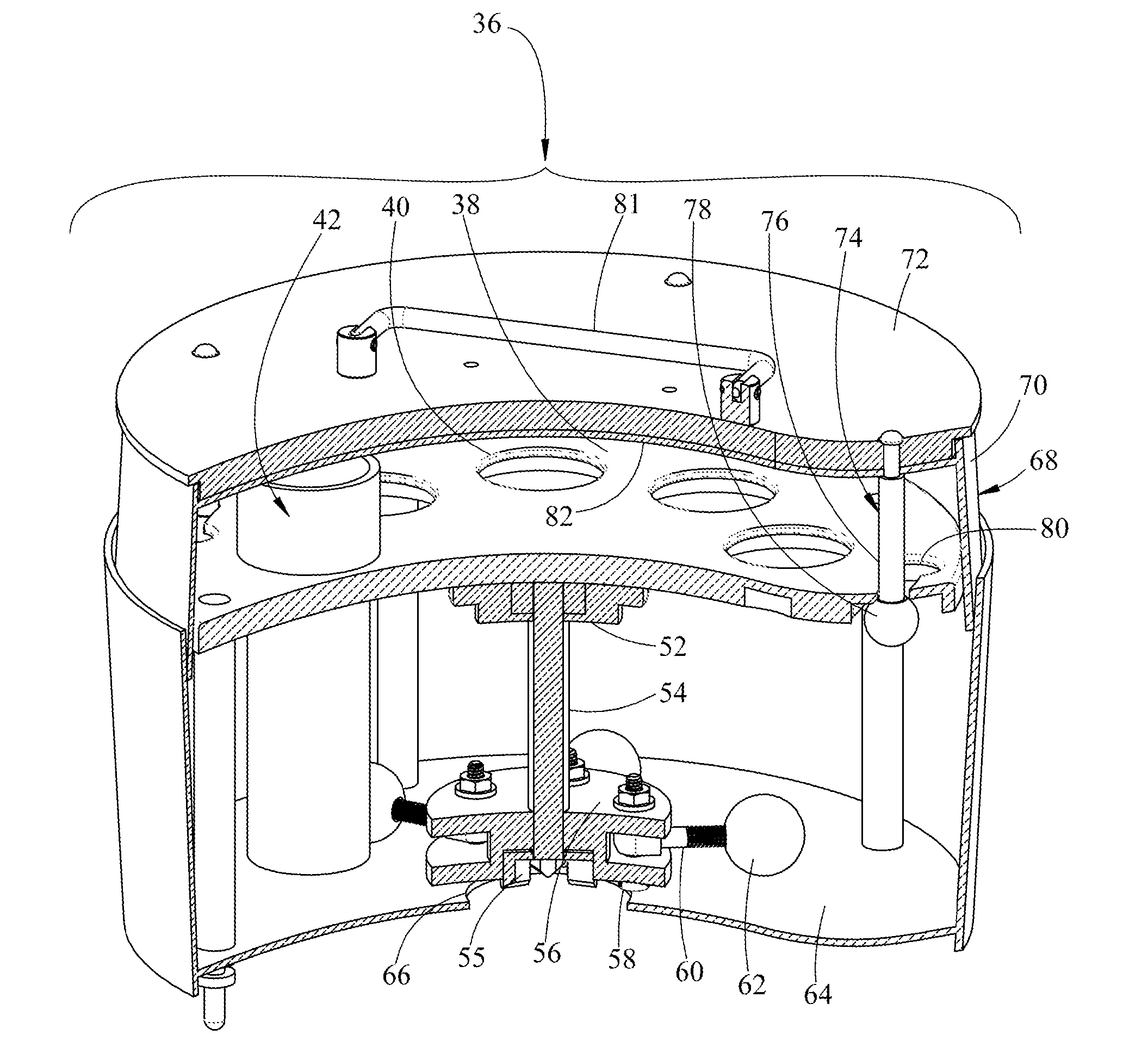 Agitation Apparatus with Interchangeable Module and Impact Protection Using Reactive Feedback Control