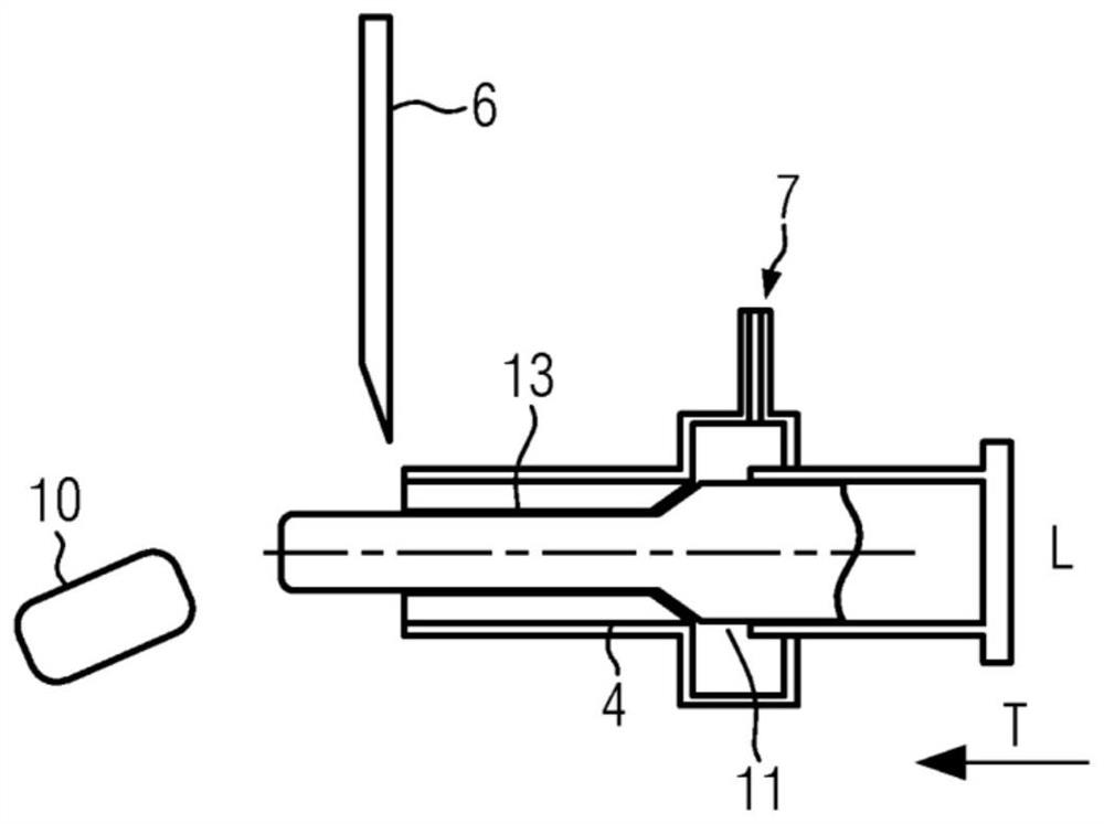 Method and device for processing dough