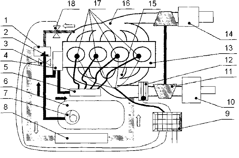 Compression-ignition methanol engine and control method thereof