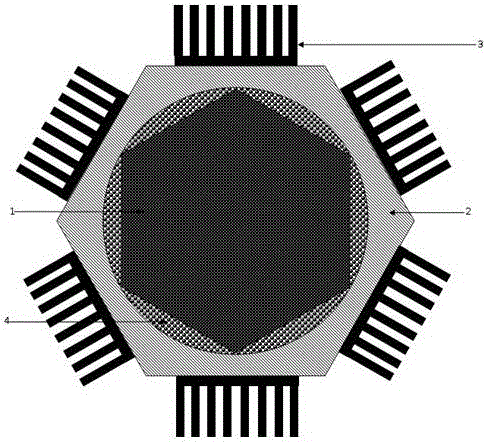 A double-layer multi-surface gradient temperature difference heat transfer structure