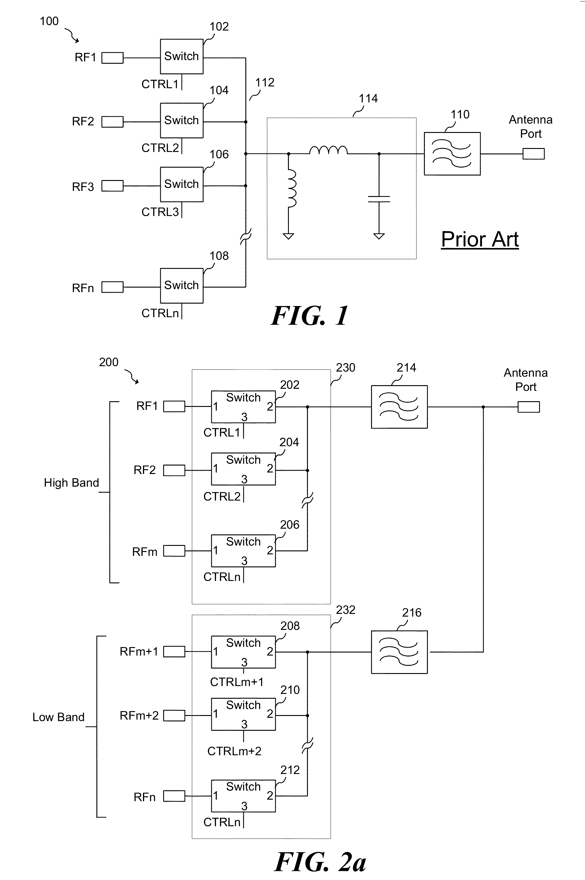 System and method for a radio frequency switch