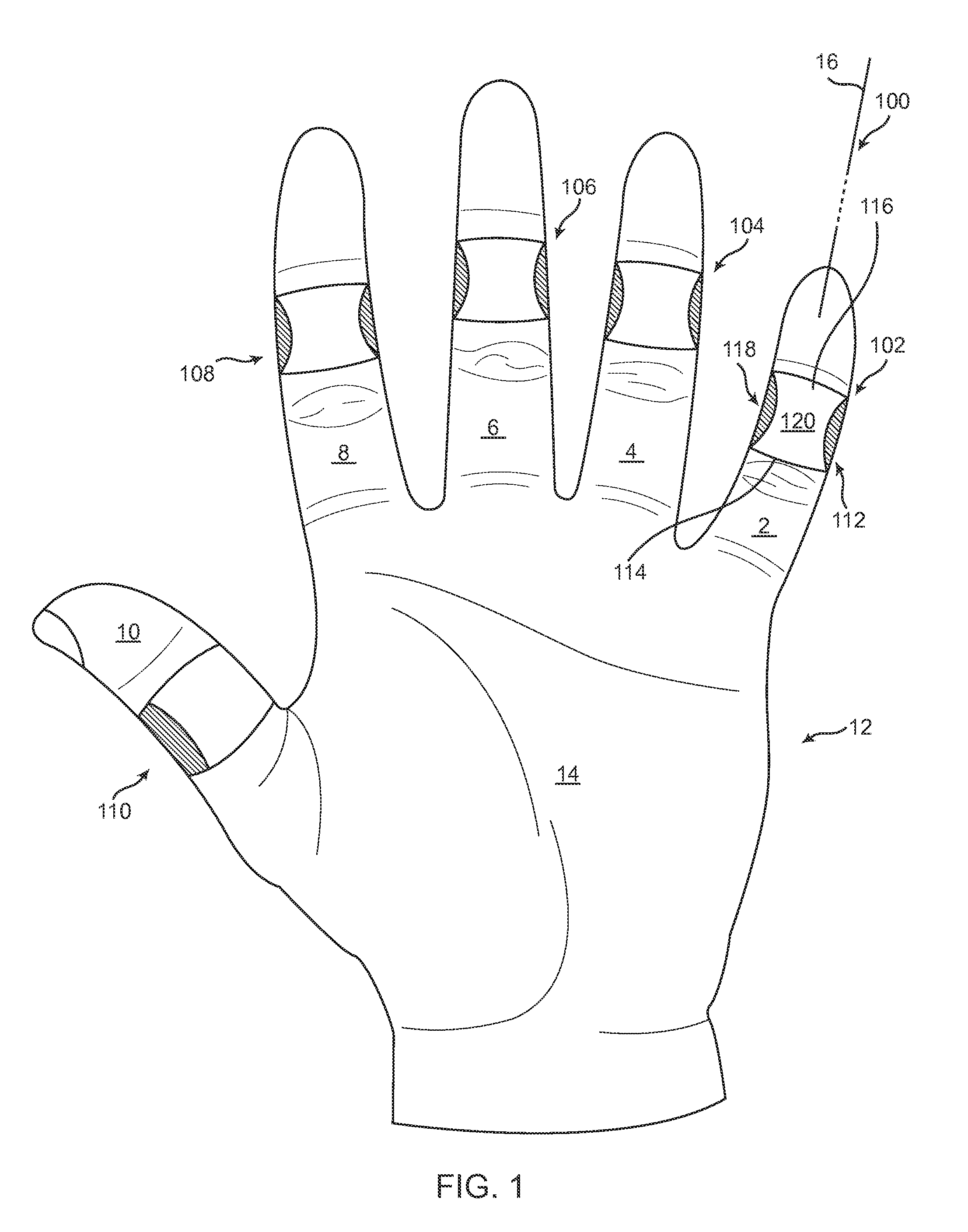 Athletic grip enhancing finger gloves