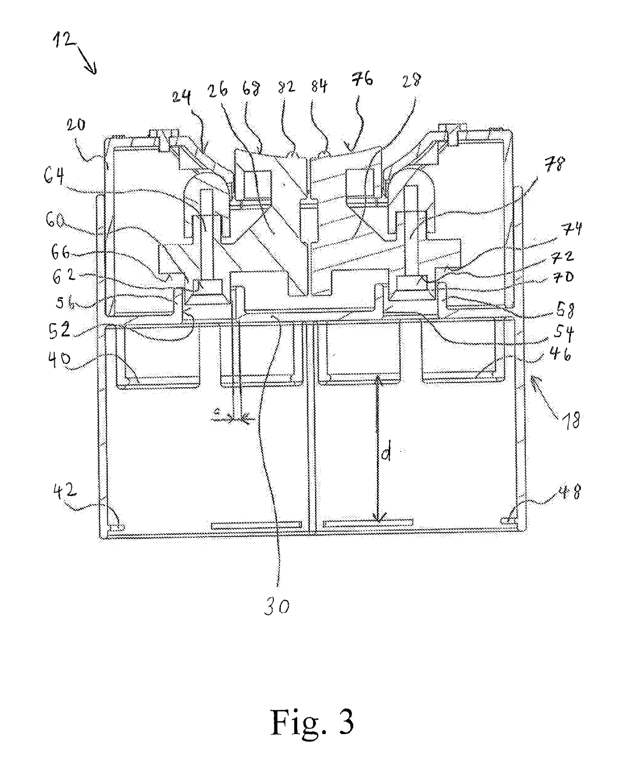Actuation unit for a plurality of aerosol cans and use on an actuation unit