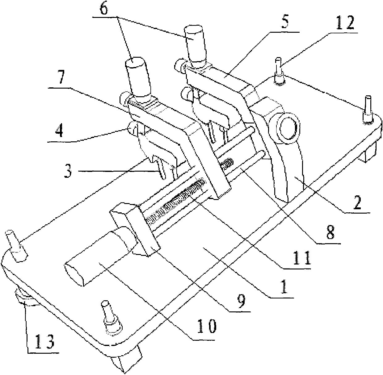 Rat spine distracting device