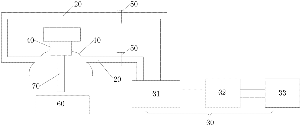 Dust collection device and method for plaster part processing