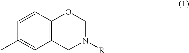 Coating composition containing benzoxazine compound