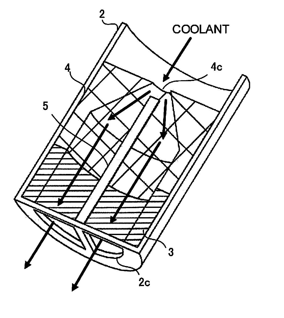 Coolant nozzle having function of automatically eliminating clogging by foreign matter