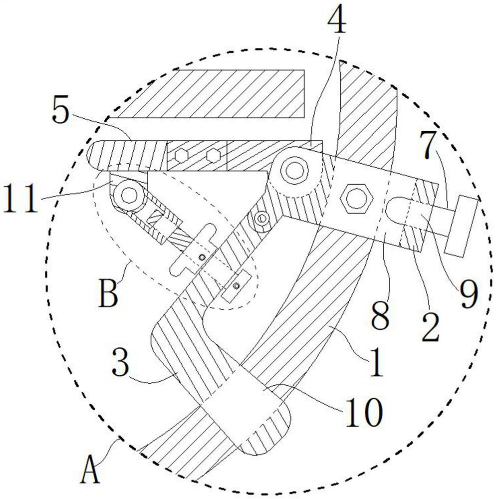 Surrounding type double-side reinforcing type multi-ported valve pipeline clamp