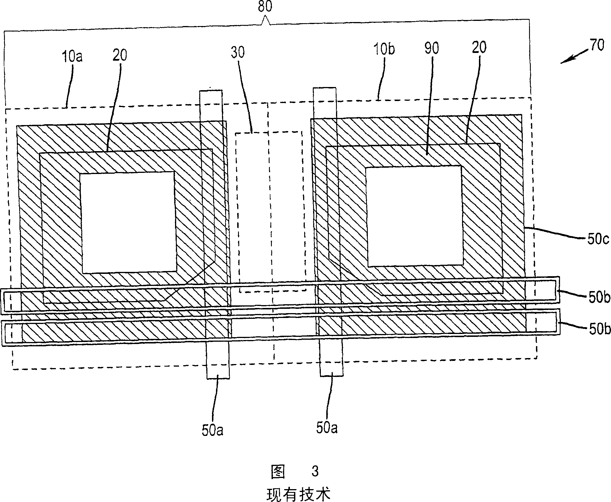 Identical/symmetrical metal shielding