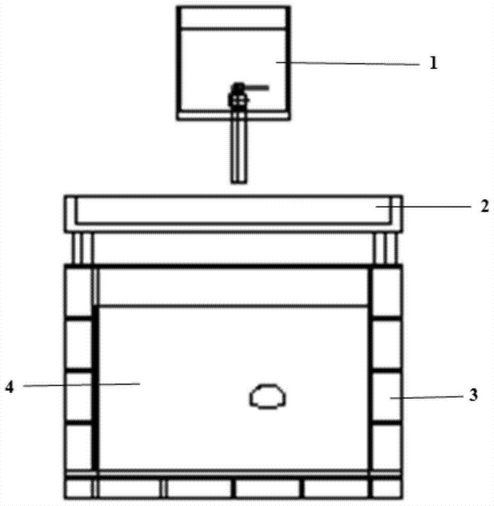 Model test device and method for expansion-contraction soil tunnel under the action of dry-wet cycle