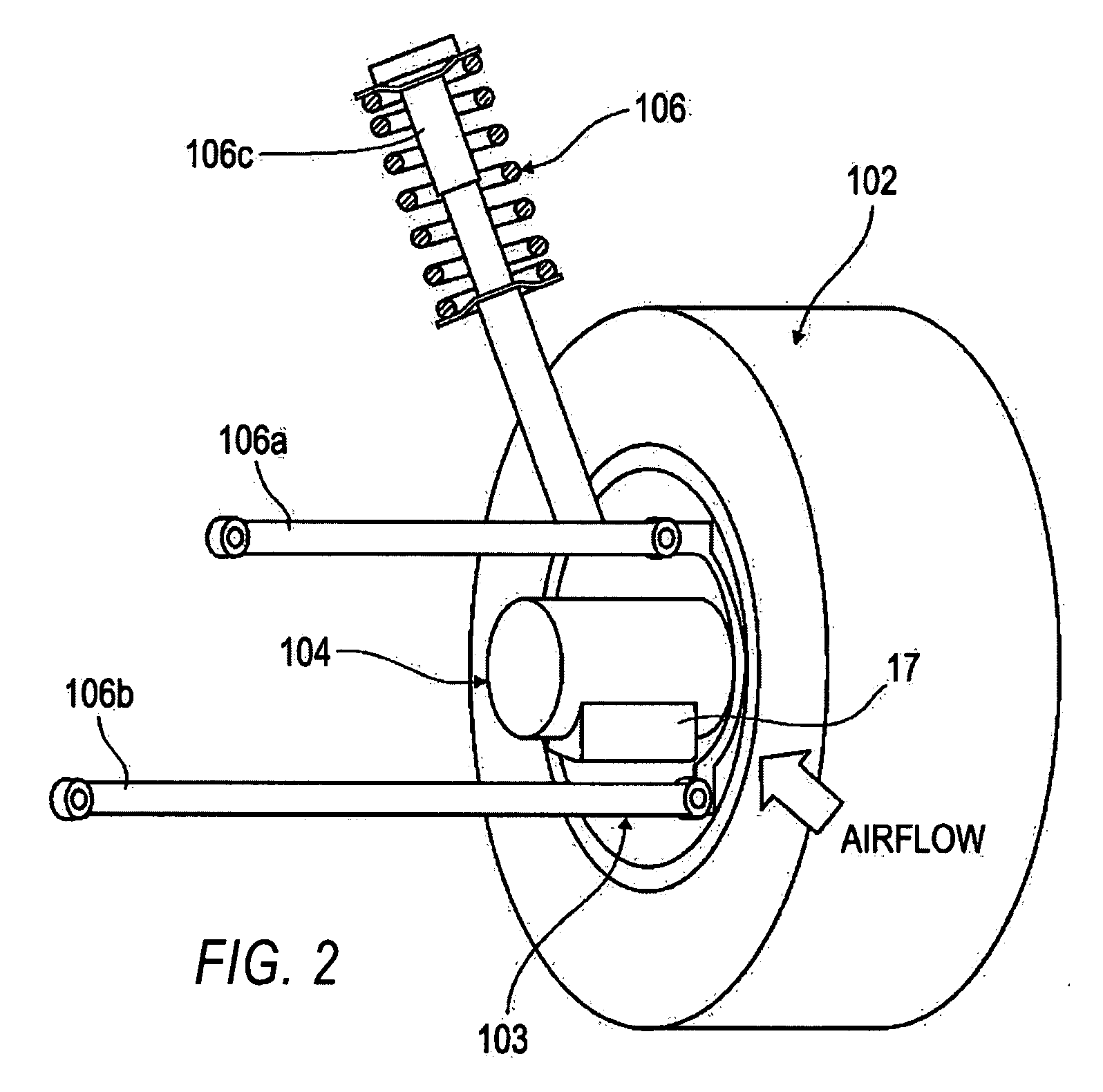 Apparatus for cooling a heat-generating member and method