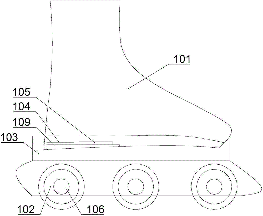 Electric roller skate