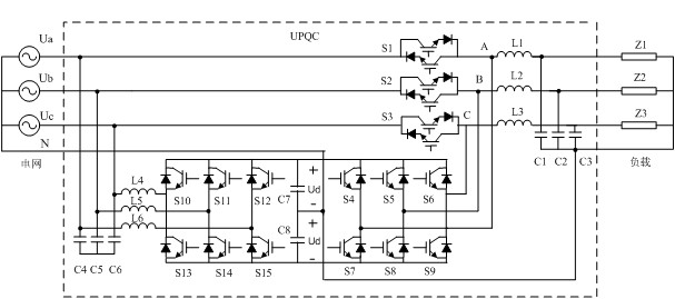 Single-phase and three-phase electric energy quality controllers with novel structures