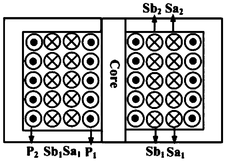 Low emi asymmetric center tap rectifier circuit