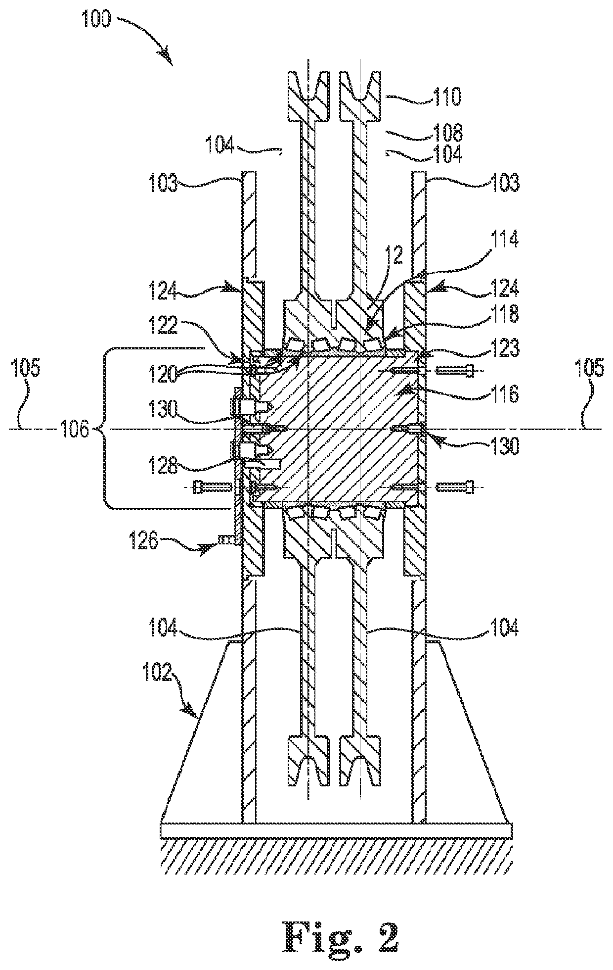 Hoisting and tensioning bearing saver