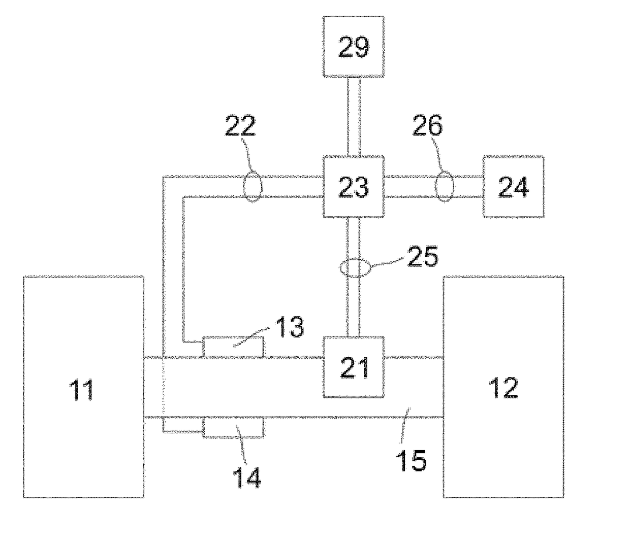 Analysis device for a liquid sample