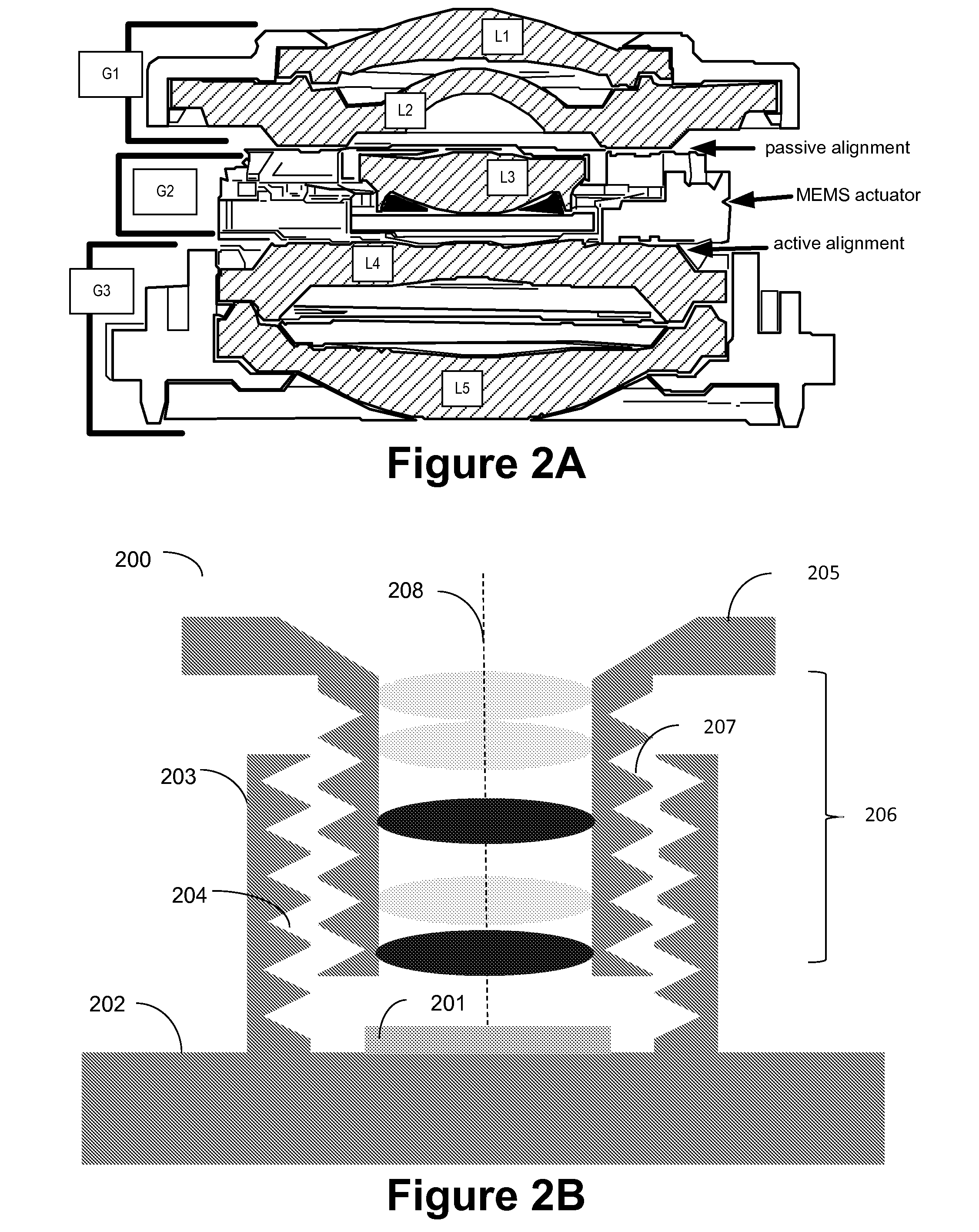 Camera module with compact sponge absorbing design