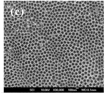 Method for preparing independent and ordered titanium oxide nano tube array film
