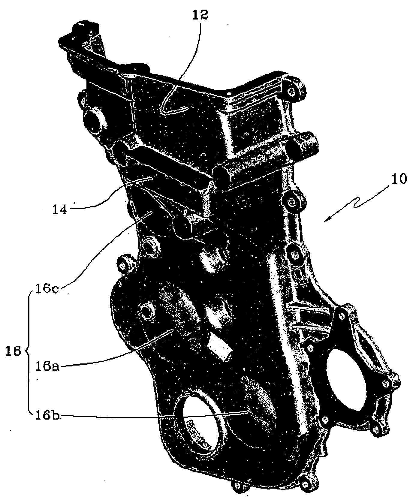 Timing cover for engine