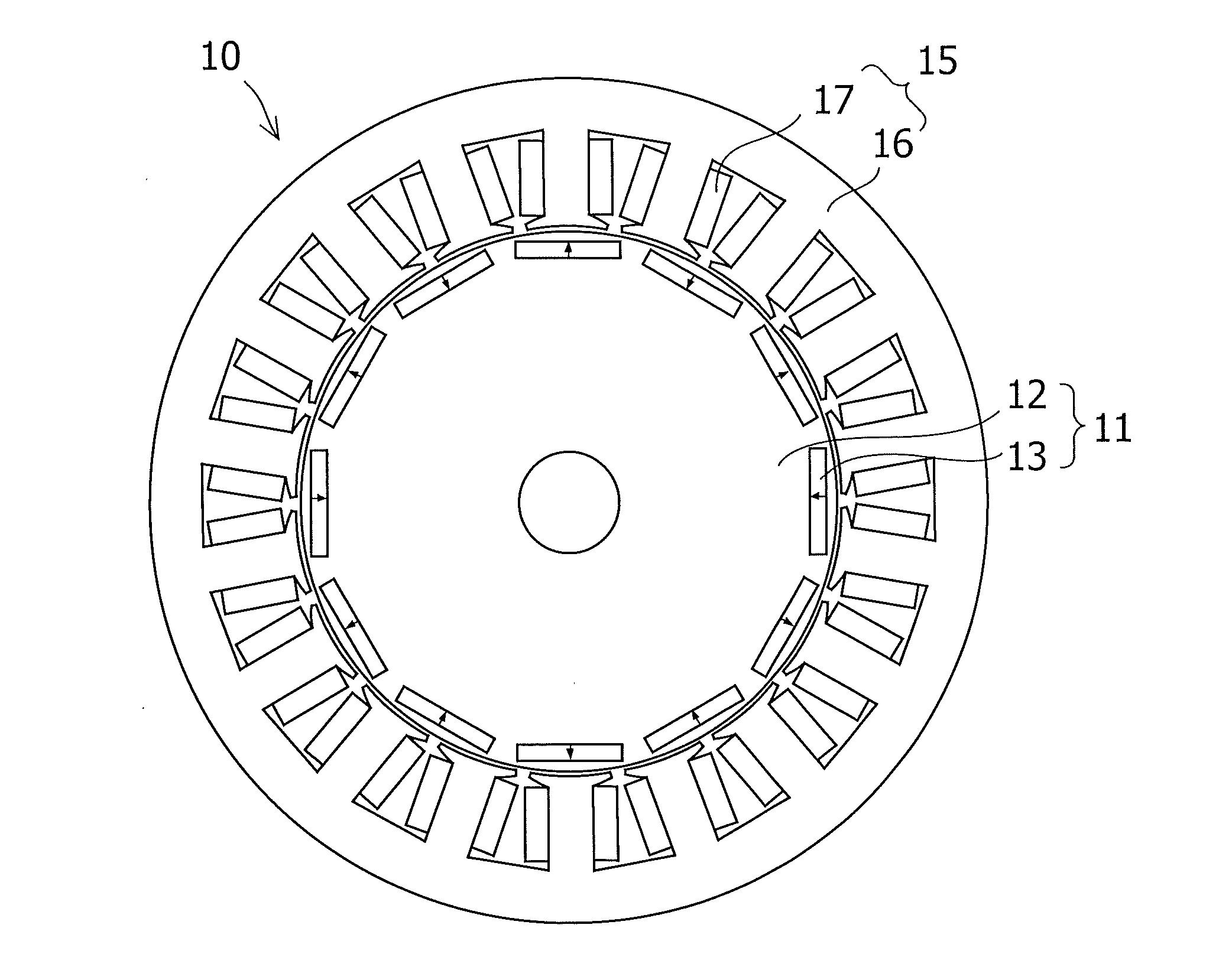 Rotor and permanent magnet rotating machine