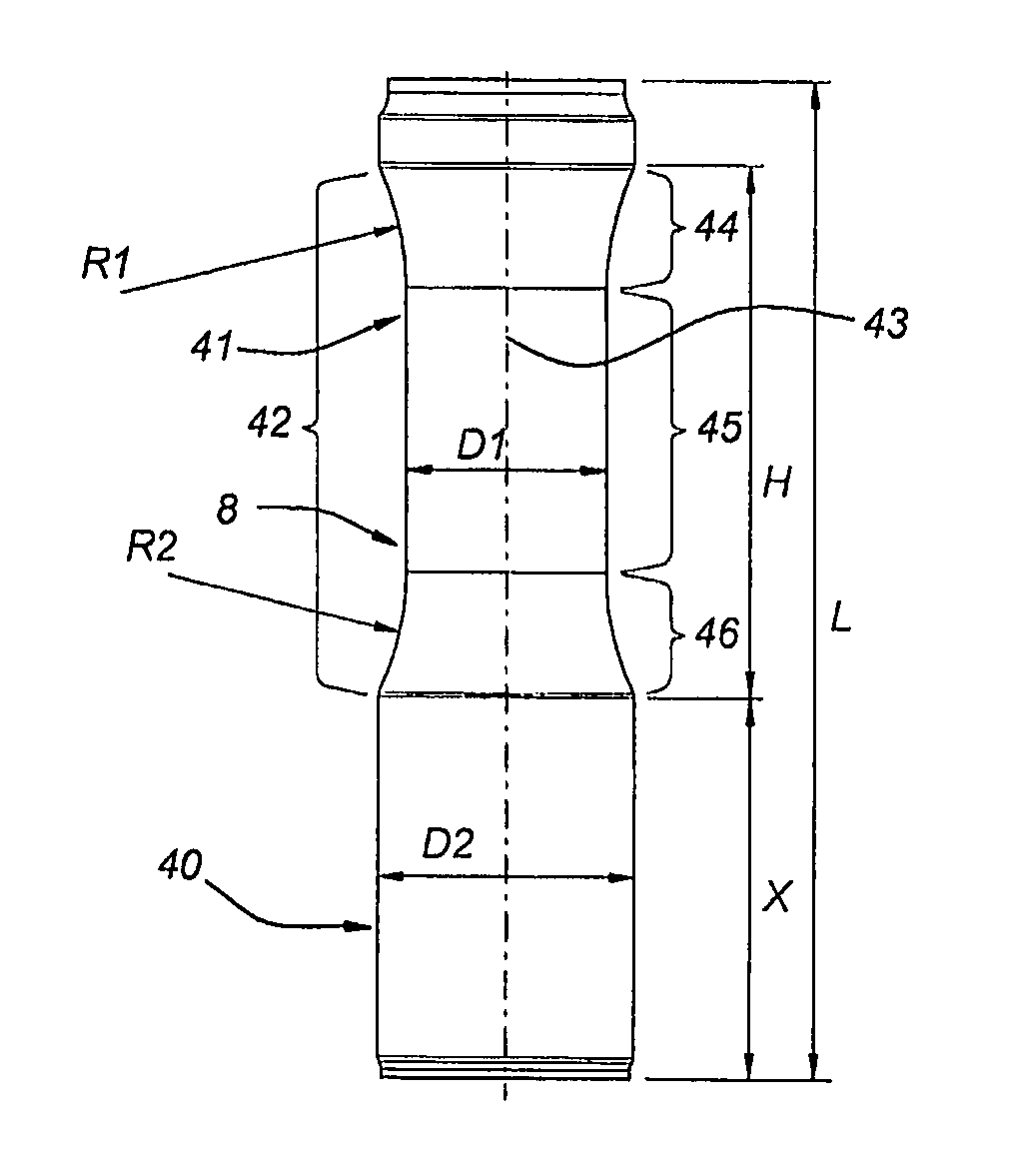 Dispensing device for dispensing a product