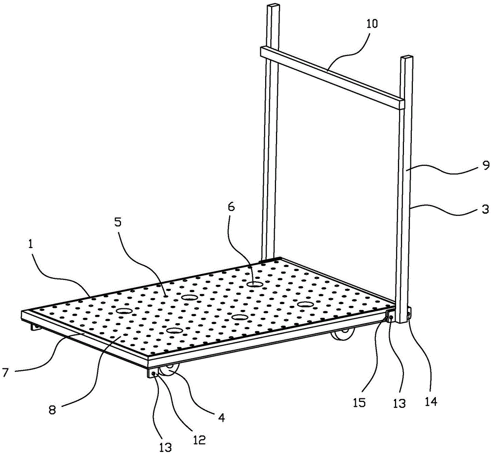 Multipurpose portable high-voltage isolating switch overhaul worktable and using method thereof