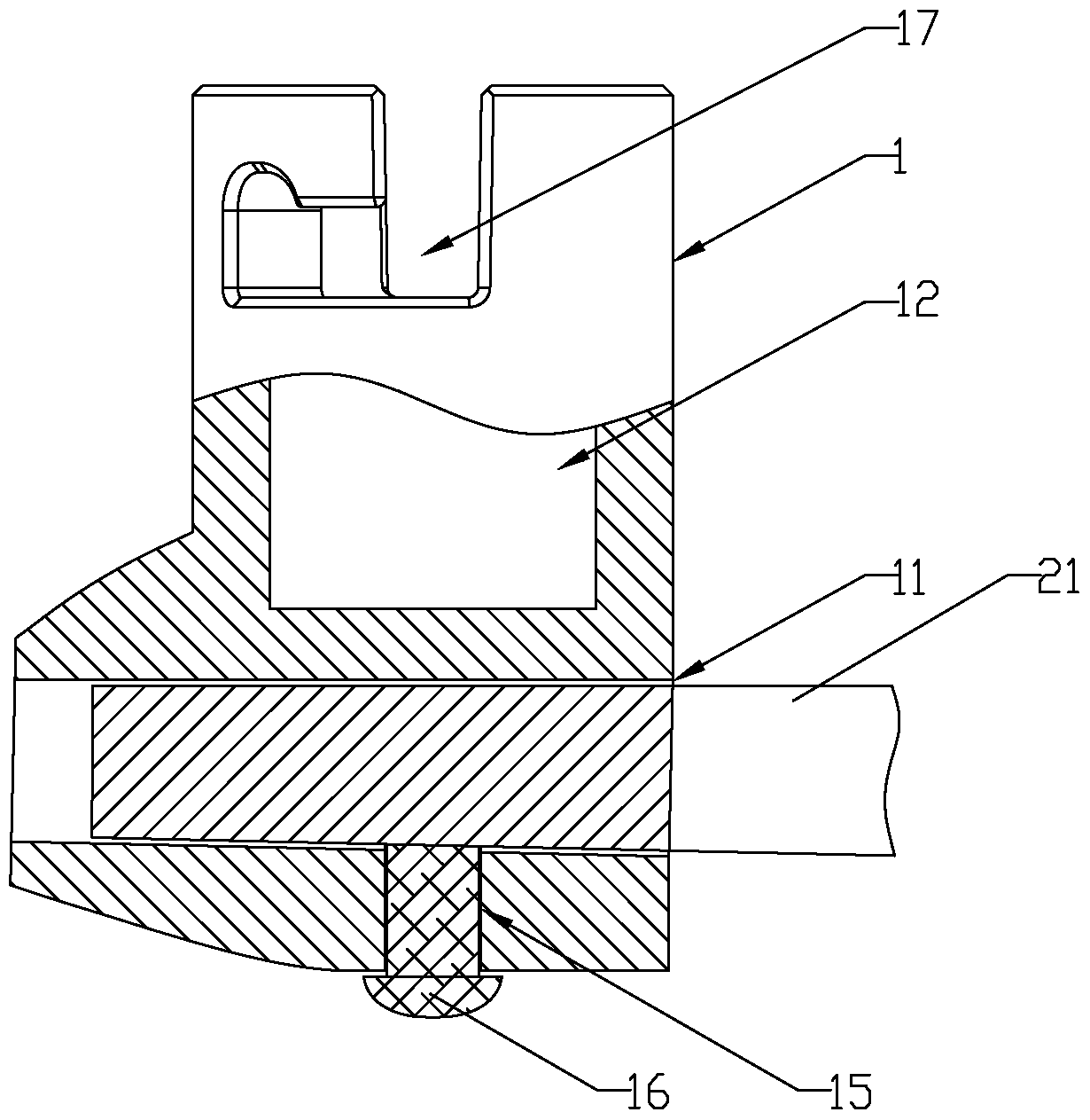 Stirring hook and making technology thereof