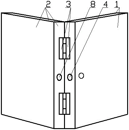 Folding composite door