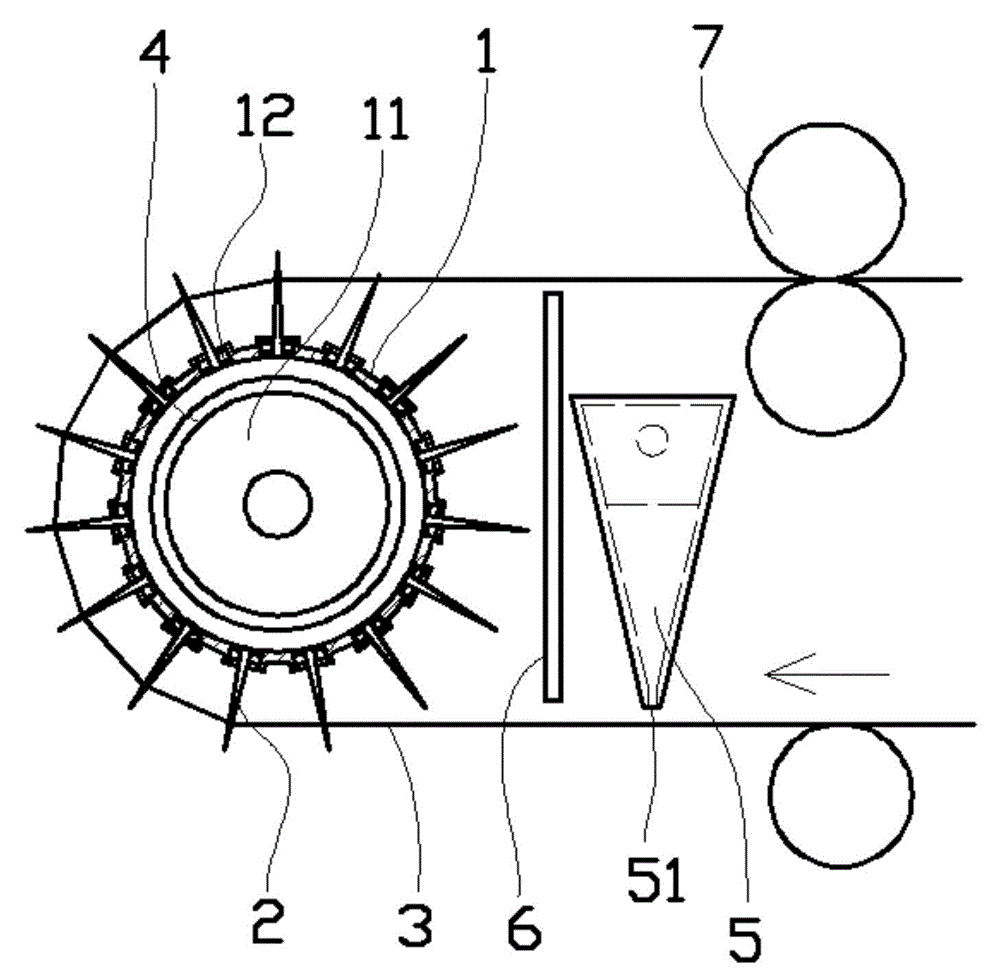 A needle drying device