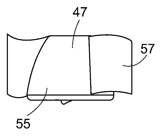 A device, a system installation and a method for generating power from a gas stream