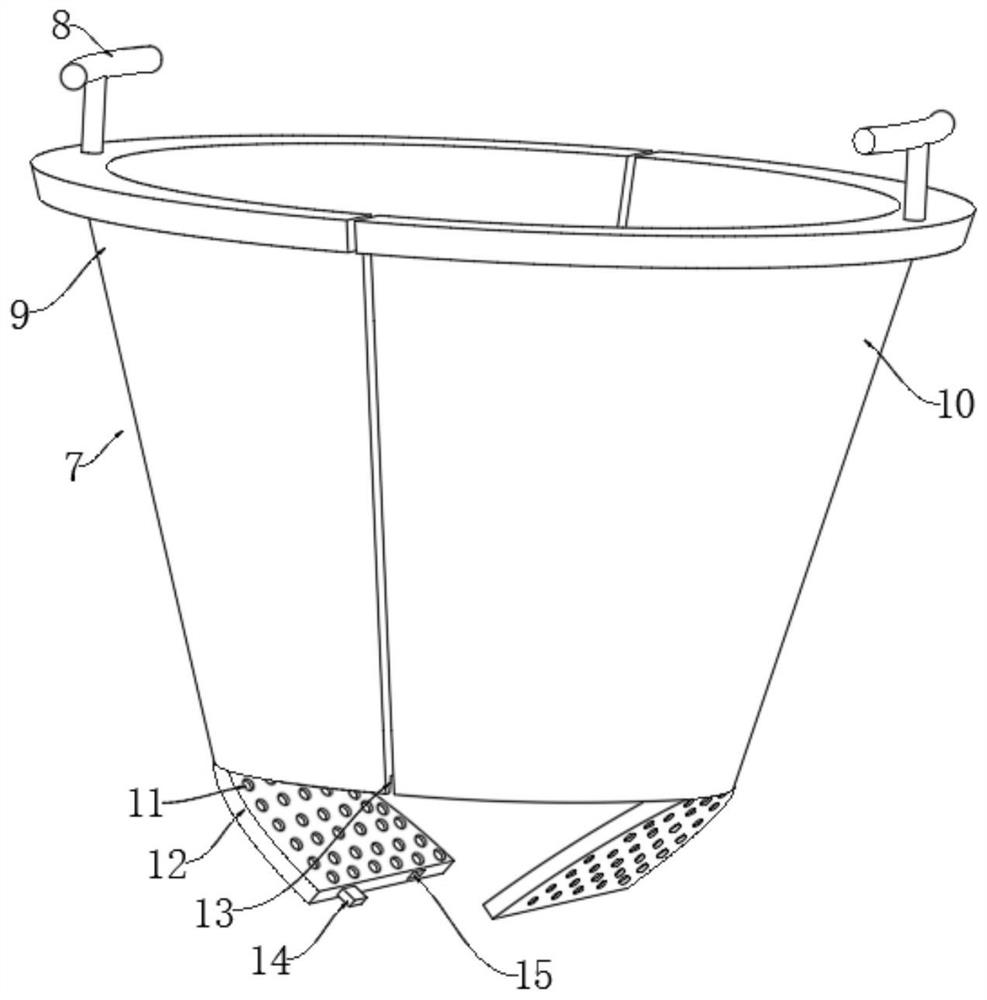 Phalaenopsis aquatic plant repotting planting device for flower planting