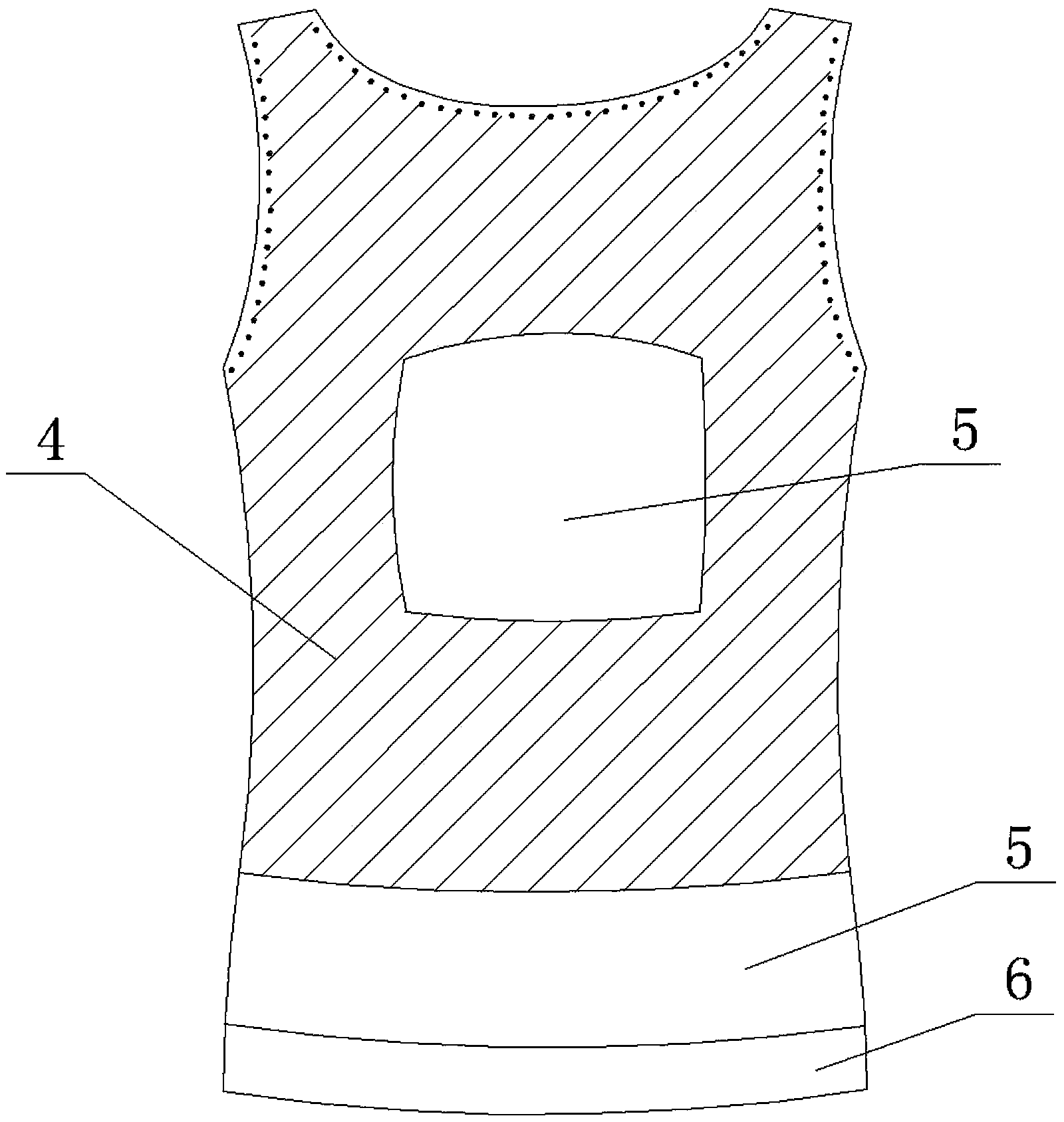 One-step-formed breast supporting underwear weaving method