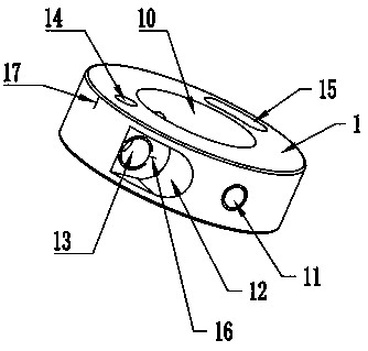 Radial run-out adjusting device and knife handle