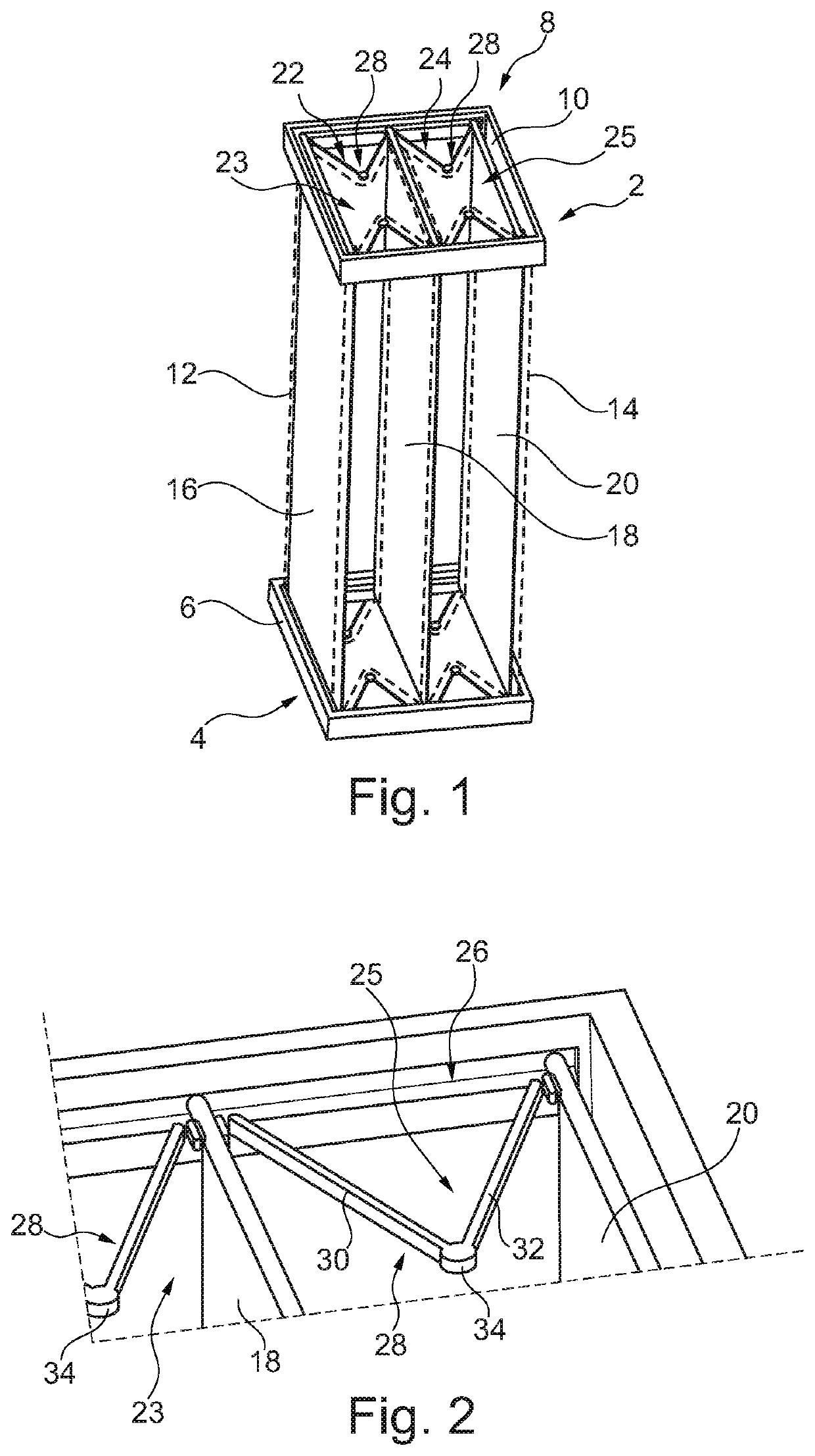 Waste compaction system for a vehicle and cabin monument with such a waste compaction system